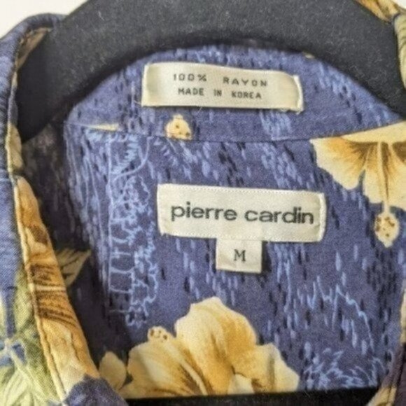 Pierre Cardin Shirt Hawaiian - Picture 3 of 5